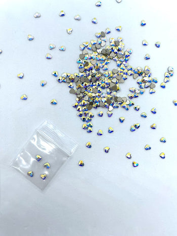 Clear Heart Gems - moonrockgems